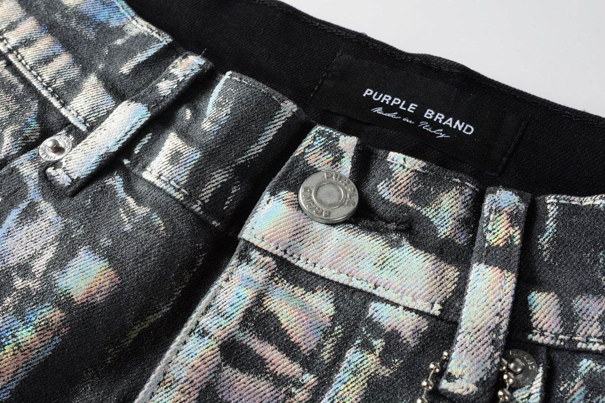 Purple Brand Relaxed Fit Denim Shorts #5028