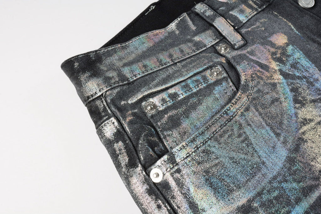 Purple Brand Relaxed Fit Denim Shorts #5028