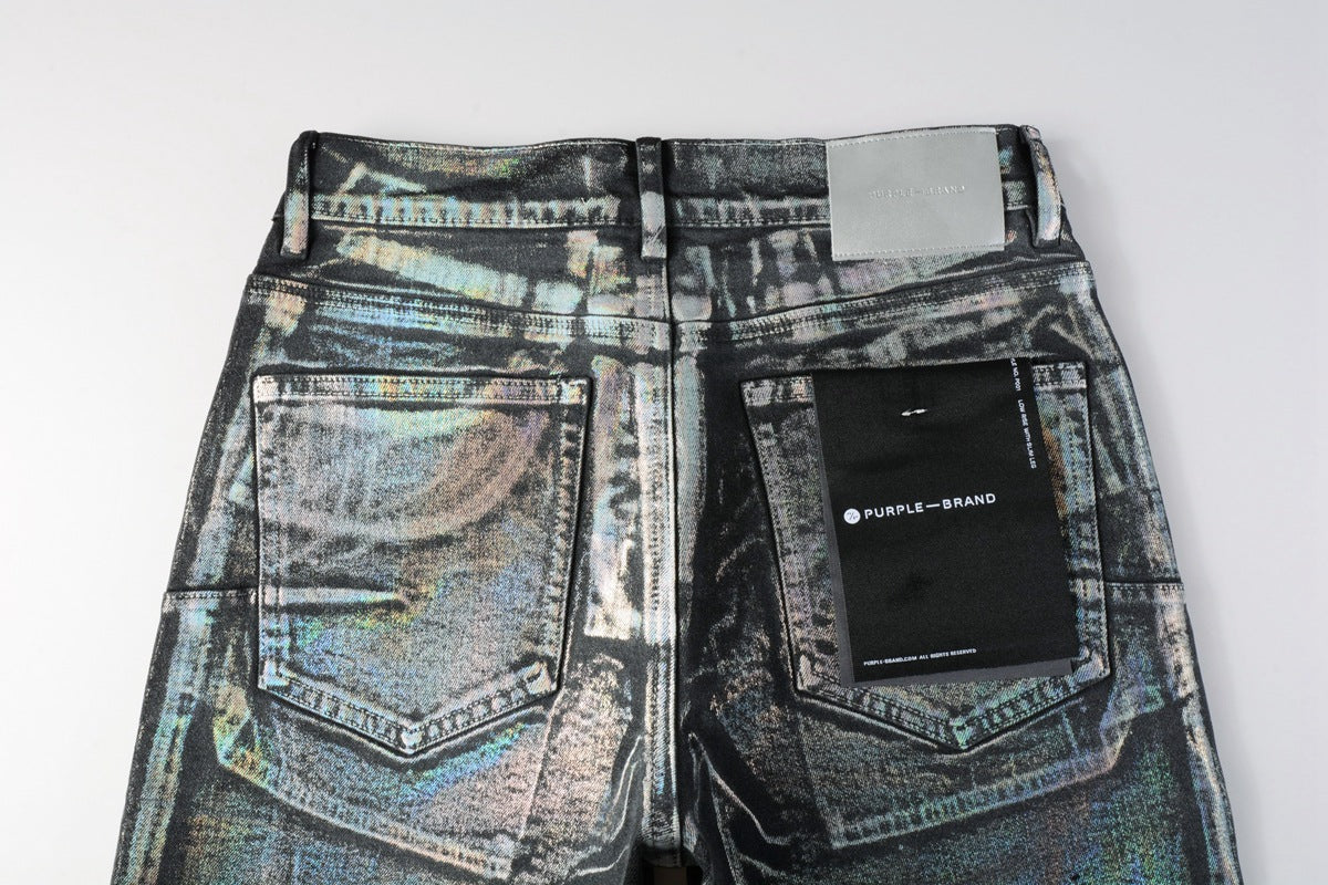 Purple Brand Relaxed Fit Denim Shorts #5028