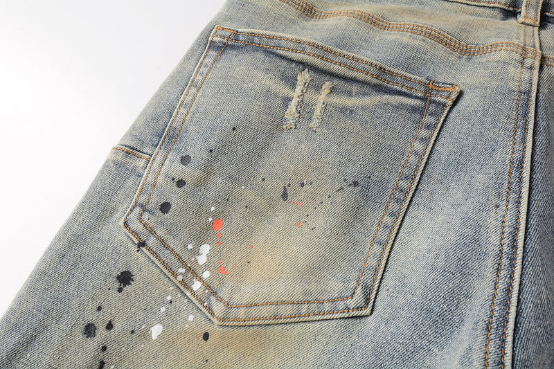 Purple Brand Jeans #9071 | Skinny Fit Scratched Denim