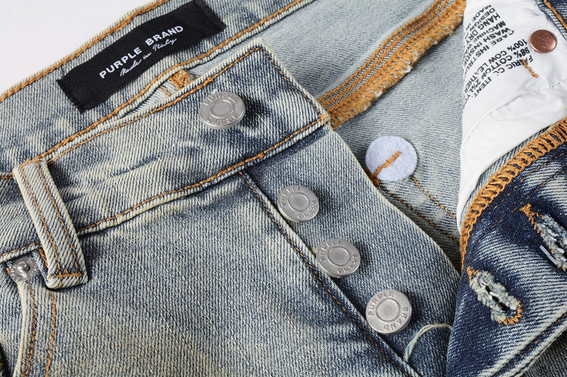 Purple Brand Jeans #9071 | Skinny Fit Scratched Denim