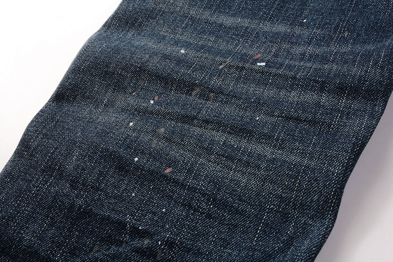Purple Brand Skinny Jeans #9070 – Scratched Cotton Denim