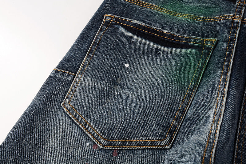 Purple Brand Skinny Jeans #9070 – Scratched Cotton Denim