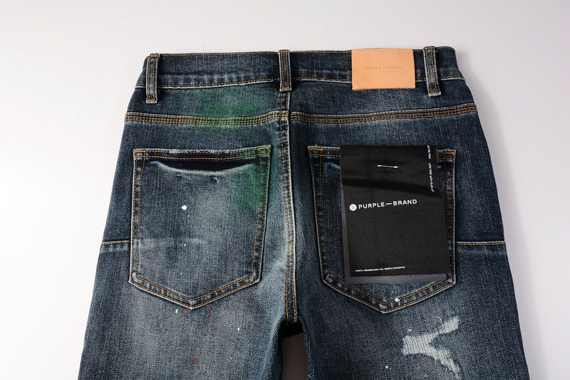 Purple Brand Skinny Jeans #9070 – Scratched Cotton Denim