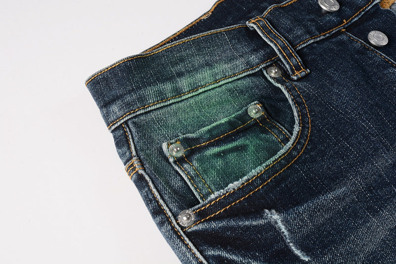 Purple Brand Skinny Jeans #9070 – Scratched Cotton Denim