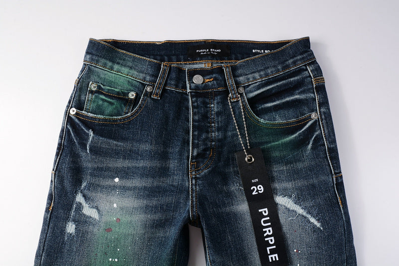 Purple Brand Skinny Jeans #9070 – Scratched Cotton Denim