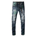 Purple Brand Skinny Jeans #9070 – Scratched Cotton Denim