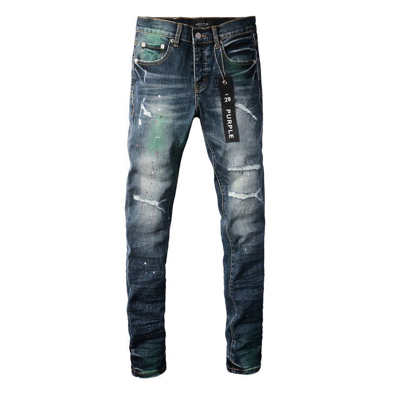 Purple Brand Skinny Jeans #9070 – Scratched Cotton Denim