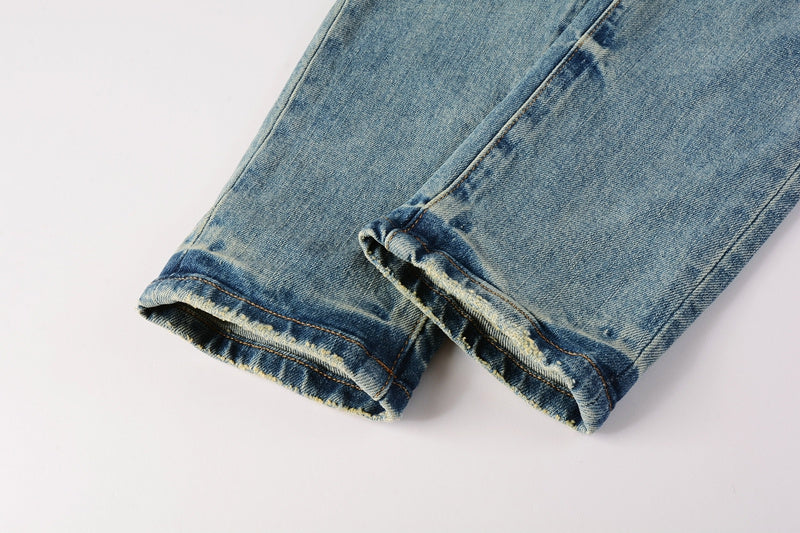 Purple Brand Jeans #9076 – Skinny Fit Distressed Denim