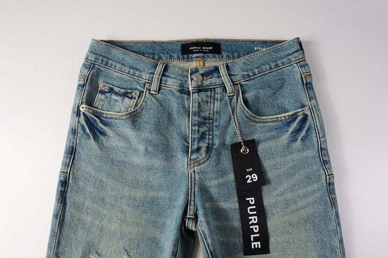 Purple Brand Jeans #9076 – Skinny Fit Distressed Denim