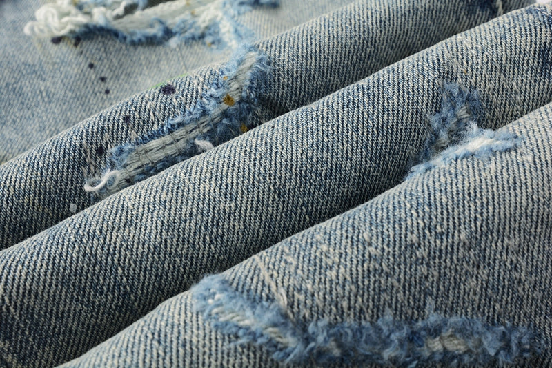 Purple Brand Jeans #9072 | Skinny Fit Scratched Denim
