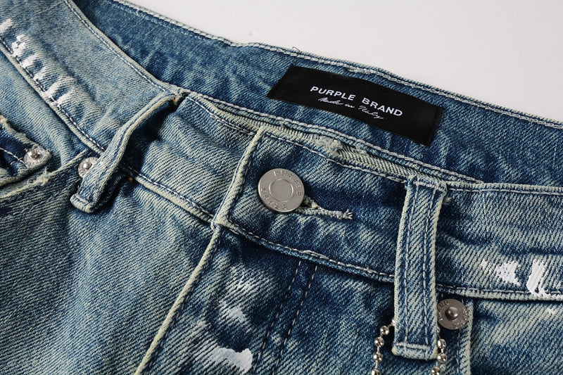 Purple Brand Jeans #9072 | Skinny Fit Scratched Denim