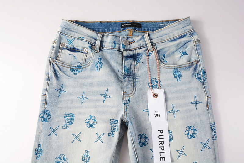 Purple Brand Jeans #9063 – Skinny Fit Distressed Denim