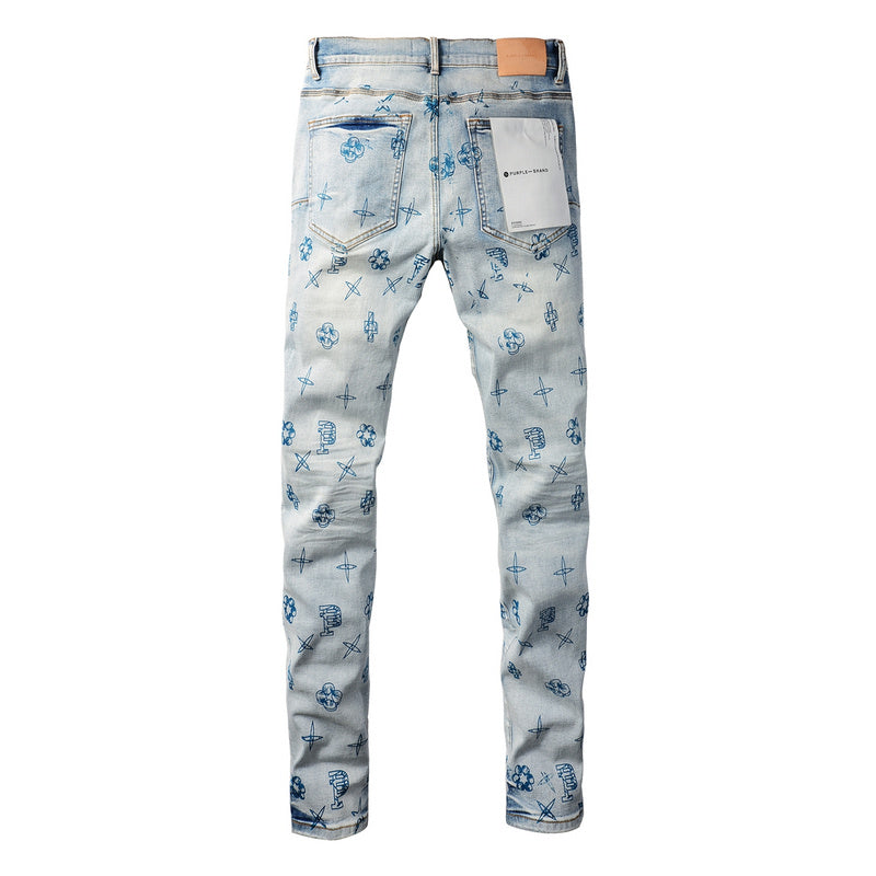 Purple Brand Jeans #9063 – Skinny Fit Distressed Denim