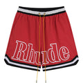 RHUDE Court logo-print woven Shorts