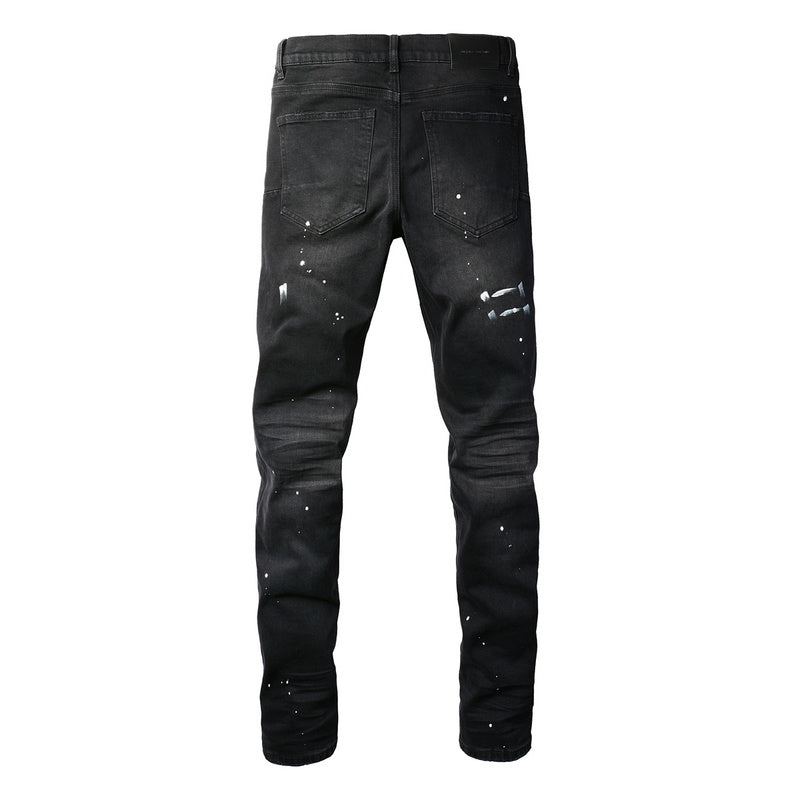 Purple Brand Jeans #9098 | Skinny Fit Distressed Denim