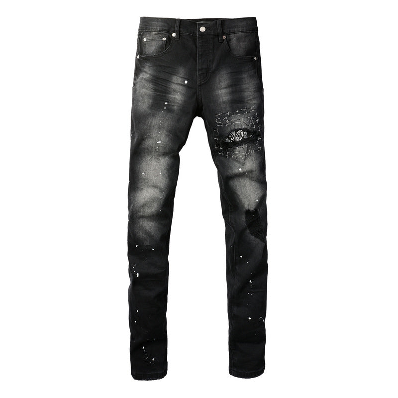Purple Brand Jeans #9099 – Skinny Fit Distressed Denim