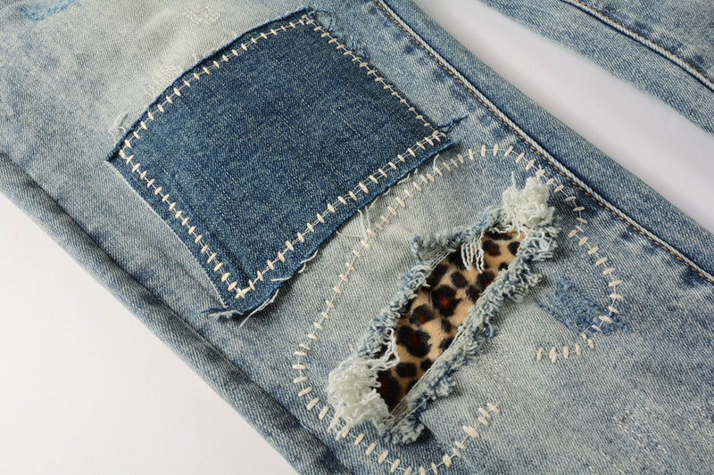 Purple Brand Skinny Jeans #9095 – Scratched Denim