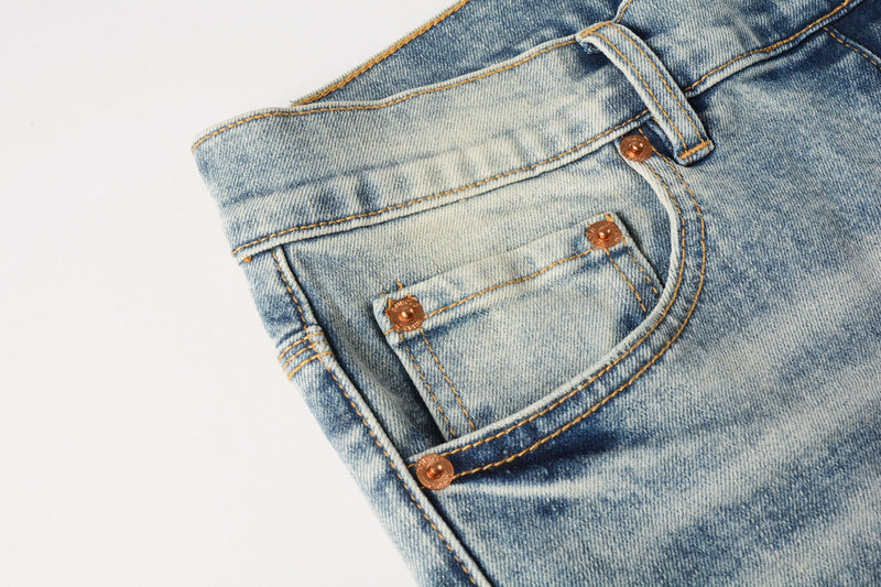 Purple Brand Skinny Jeans #9095 – Scratched Denim