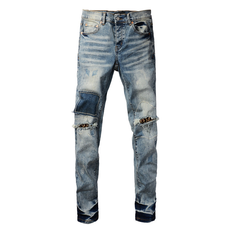 Purple Brand Skinny Jeans #9095 – Scratched Denim