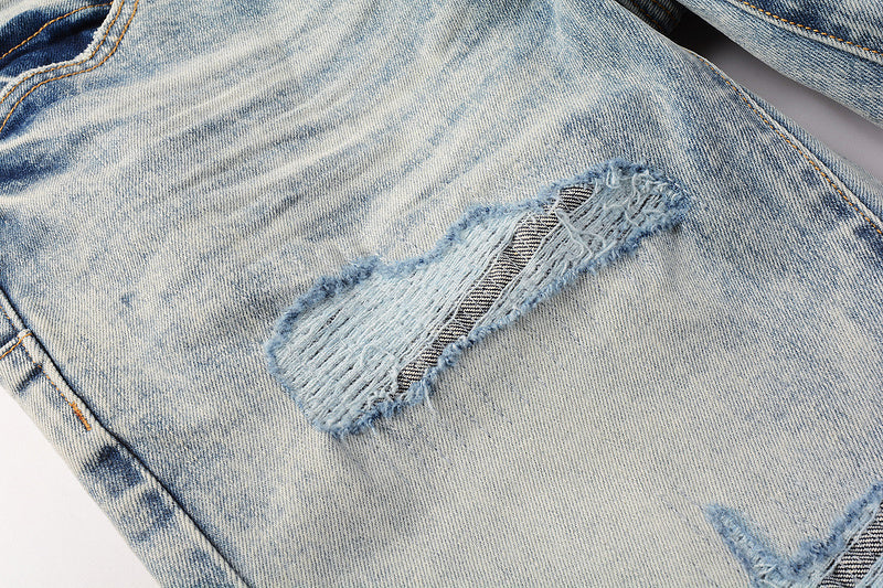 Purple Brand Skinny Jeans – Distressed Denim