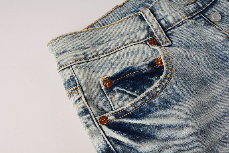 Purple Brand Skinny Jeans – Distressed Denim