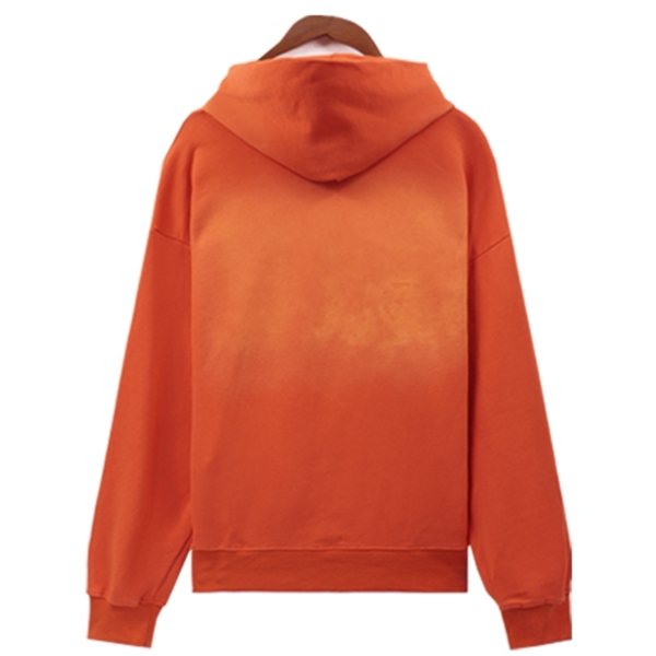 Purple Brand Logo Embroidery Hoodie