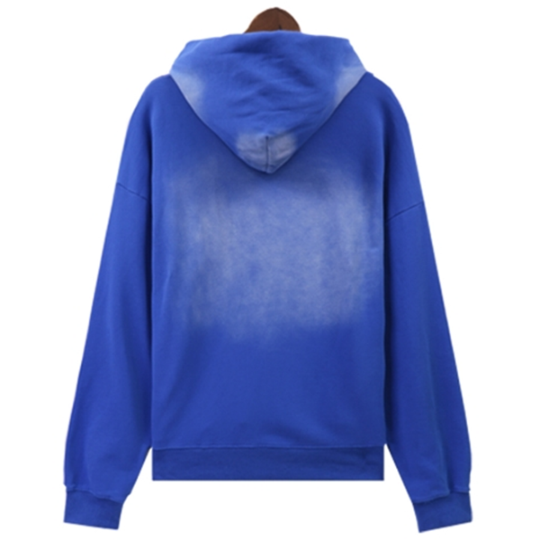 Purple Brand Logo Embroidery Hoodie