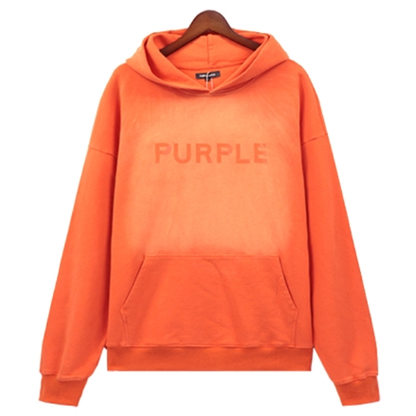 Purple Brand Logo Printed Hoodie