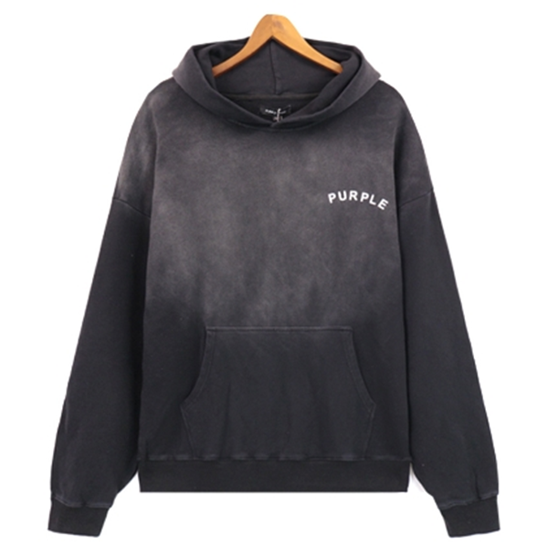 Purple Brand Logo Printed Hoodie