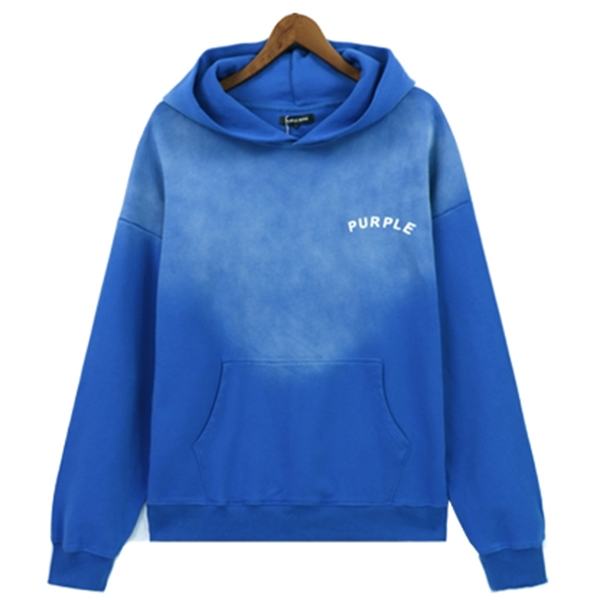 Purple Brand Logo Printed Hoodie