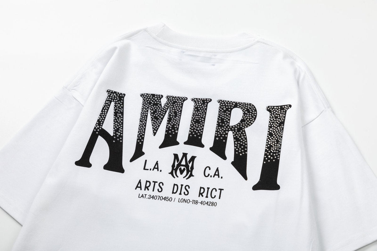 AMIRI AM Logo Cotton Jersey T-Shirt