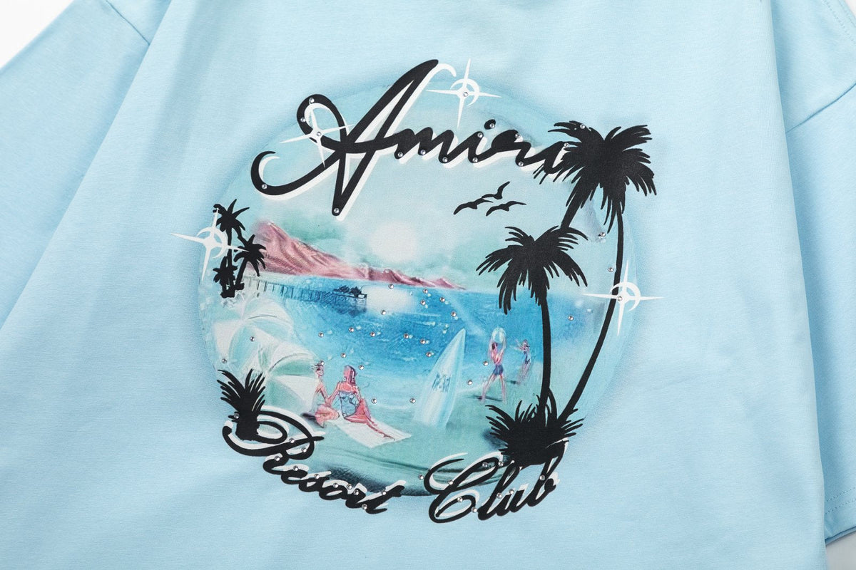 AMIRI Airbrush Cotton T-Shirt