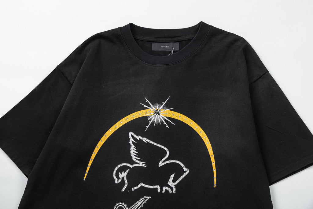 AMIRI Crystal Pegasus Graphic T-Shirt