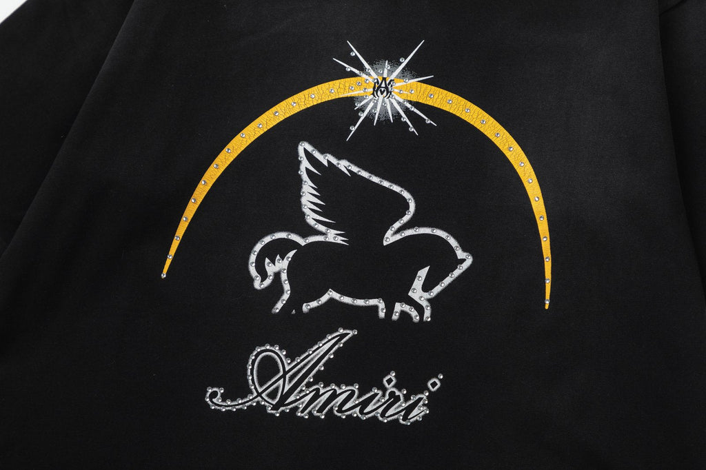 AMIRI Crystal Pegasus Graphic T-Shirt
