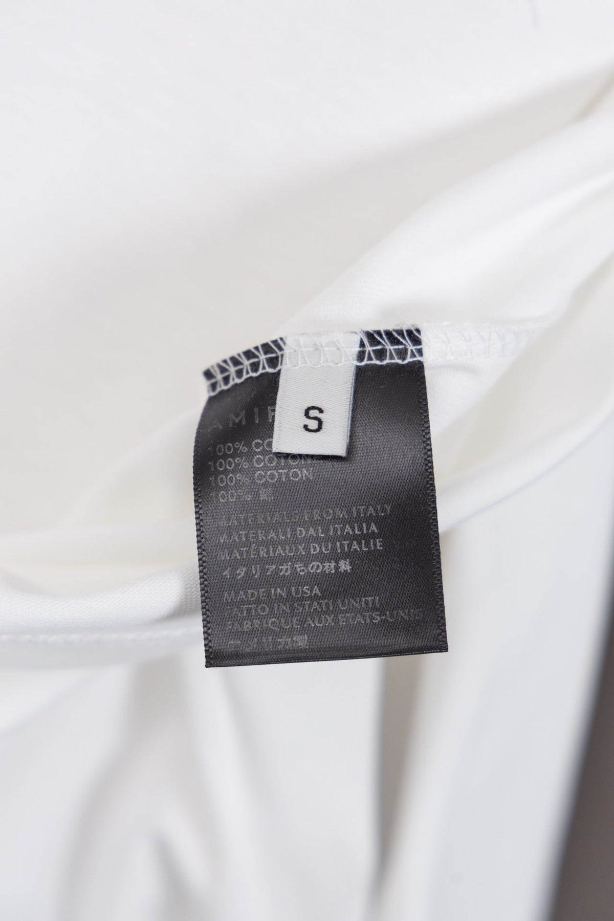 AMIRI Colorful Alphabet Print T-Shirt
