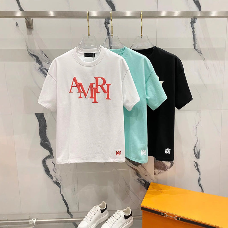 AMIRI Logo-Print Cotton T-Shirt