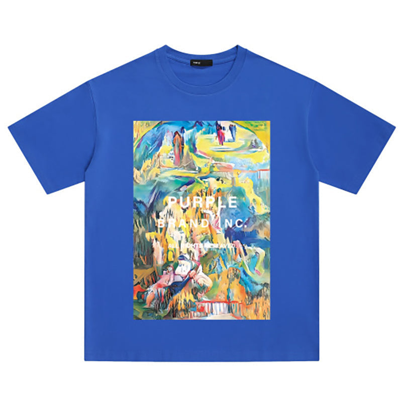 Purple Brand Inc. Abstract Art Graphic T-Shirt