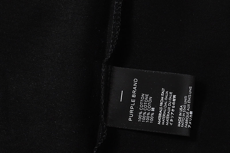 Purple Brand T-Shirt P24 | Black & White