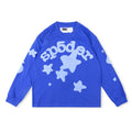 Sp5der Beluga Heavyweight Long-Sleeve Tee – Blue Premium Streetwear Shirt