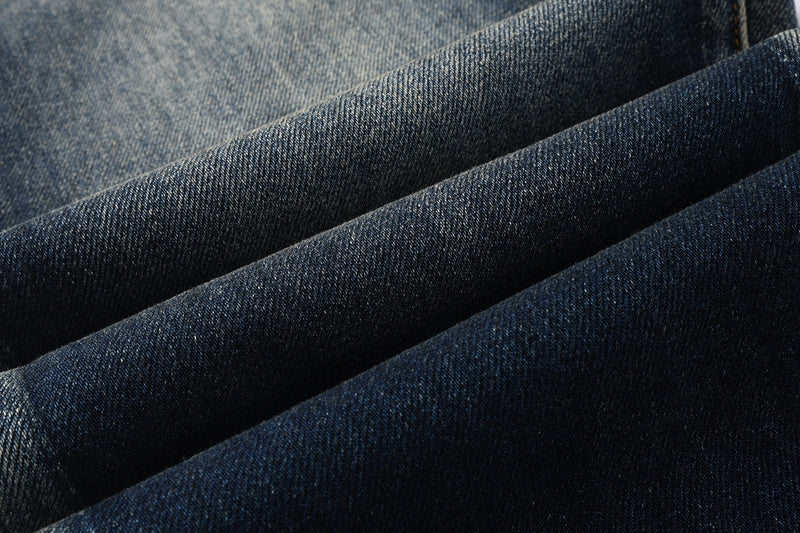 Purple Brand Jeans #9120 – Light Blue Distressed Straight Leg