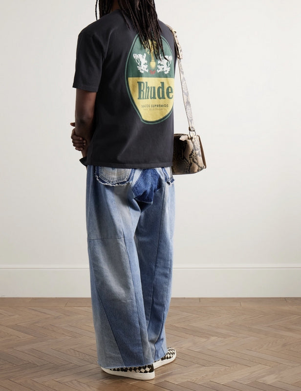 RHUDE Tabaco Tee – Vintage Wash Graphic T-Shirt