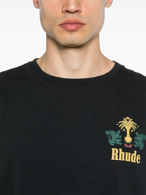 RHUDE Tabaco Tee – Vintage Wash Graphic T-Shirt