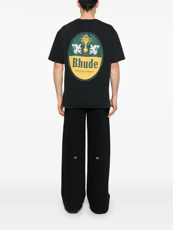RHUDE Tabaco Tee – Vintage Wash Graphic T-Shirt