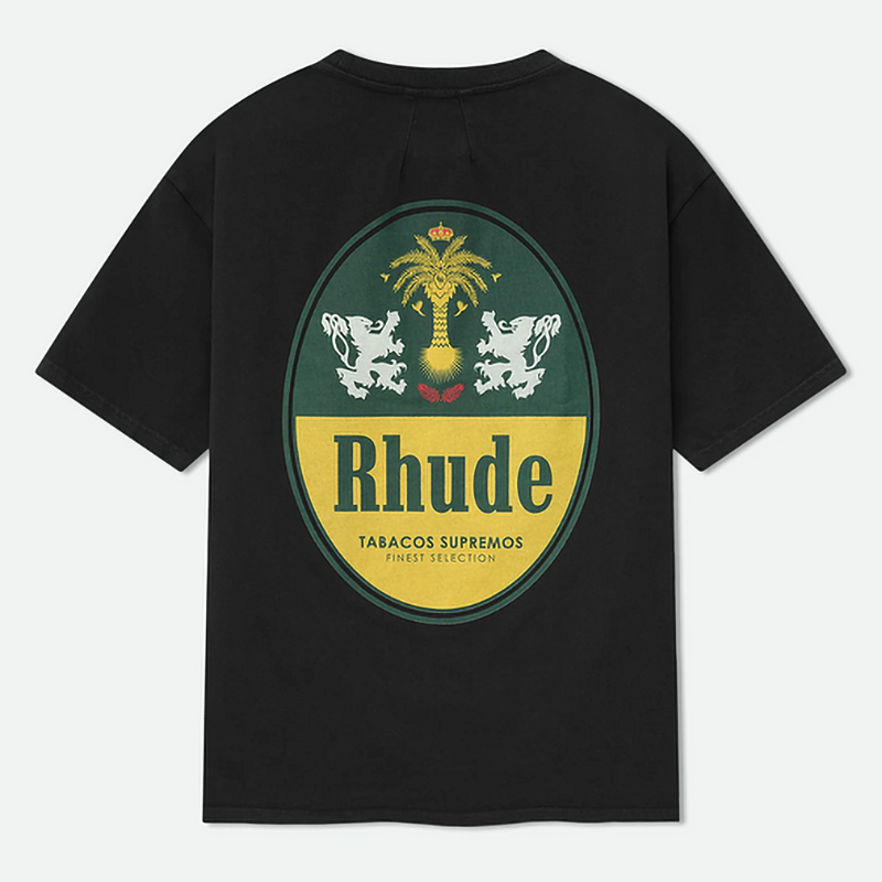 RHUDE Tabaco Tee – Vintage Wash Graphic T-Shirt