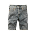 Purple Brand Denim Shorts #5093 – Slim Fit Destroyed Stretch Jorts