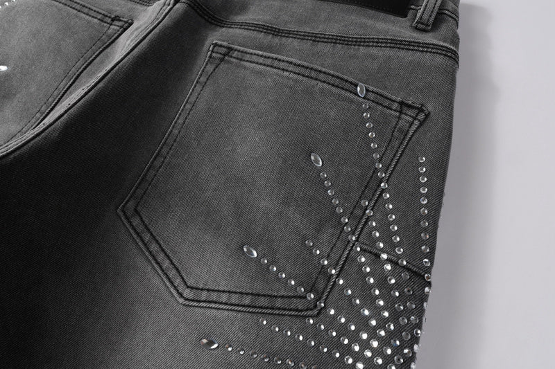 Purple Brand Denim Shorts 5094 | Slim Fit Destroyed Stretch