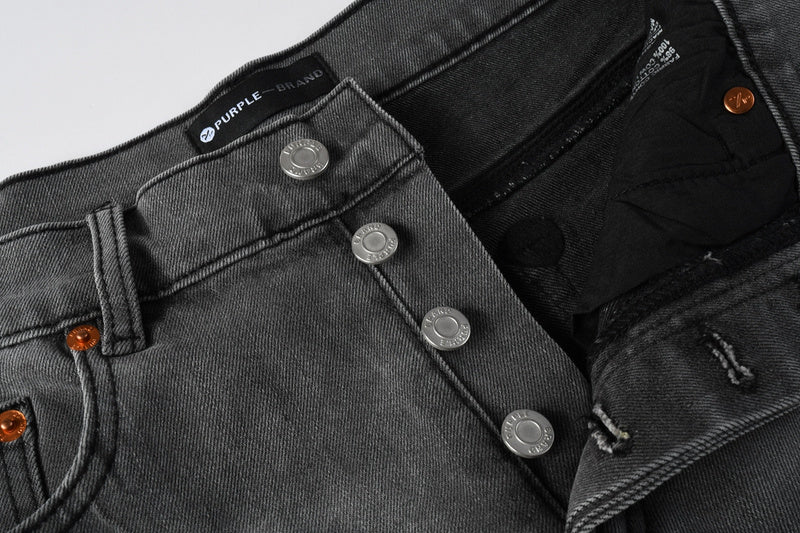 Purple Brand Denim Shorts 5094 | Slim Fit Destroyed Stretch