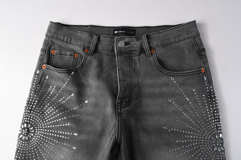 Purple Brand Denim Shorts 5094 | Slim Fit Destroyed Stretch