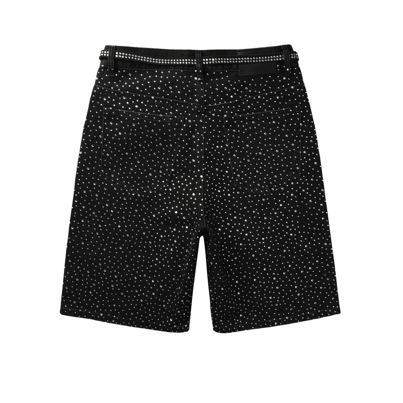 Purple Brand Slim-Fit Denim Shorts #5095